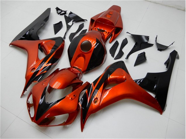 Orange Schwarz Honda CBR 1000 RR 06-07 Verkleidungen