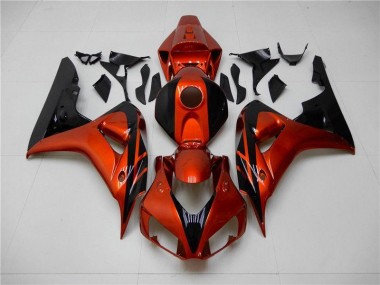 Orange Schwarz Honda CBR 1000 RR 06-07 Verkleidungen