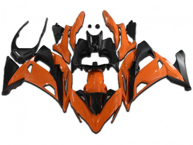 Orange Schwarz Kawasaki EX650 17-19 Verkleidungen