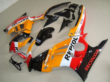 Orange Schwarz Repsol Honda CBR 600 F3 95-98 Verkleidungen