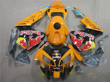 Orange Schwarz Rot Bull Honda CBR 600 RR 05-06 Verkleidungen