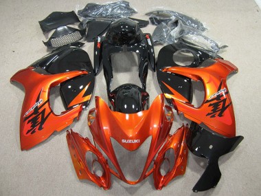 Orange Schwarz Suzuki GSXR 1300 Hayabusa 08-19 Verkleidung