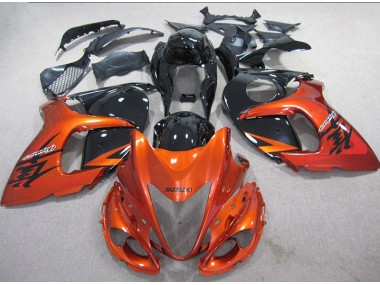Orange Schwarz Suzuki GSXR 1300 Hayabusa 08-19 Verkleidungen