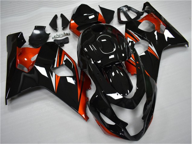 Orange Schwarz Suzuki GSXR 600 / 750 K4 04-05 Verkleidungen Orange Schwarz Suzuki GSXR 600 / 750 K4 04-05 Verkleidungen