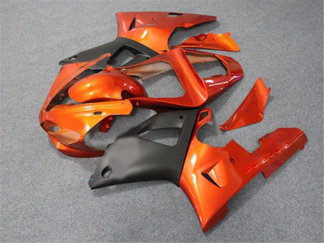 Orange Schwarz Yamaha R1 00-01 Verkleidungen