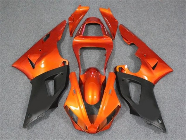 Orange Schwarz Yamaha R1 00-01 Verkleidungen