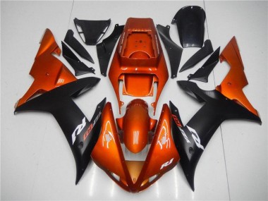 Orange Schwarz Yamaha R1 02-03 Verkleidungen