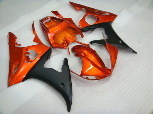 Orange Schwarz Yamaha R6 03-05 Verkleidungen