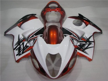 Orange Silber Schwarz Suzuki GSXR 1300 Hayabusa 96-07 Verkleidungen