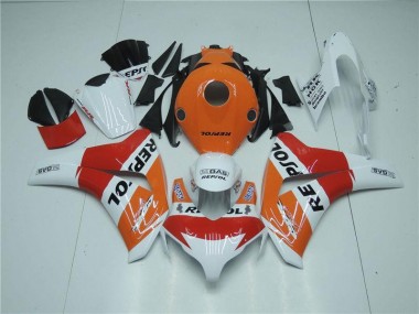 Orange Weiß Rot Repsol Honda CBR 1000 RR 08-11 Verkleidungen