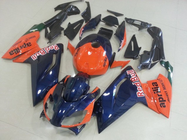 Orange und Dunkel blau Aprilia RS 125 06-11 Verkleidungen