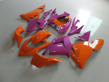 Orange und Rosa Kawasaki ZX10R 03-05 Verkleidungen