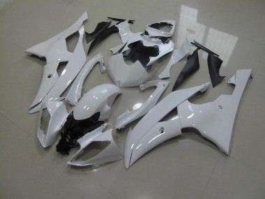 Perl Weiß ohne Aufkleber Yamaha R6 08-16 Verkleidungen