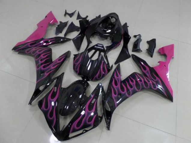 Rosa Flamme Yamaha R1 04-06 Verkleidungen Rosa Flamme Yamaha R1 04-06 Verkleidungen