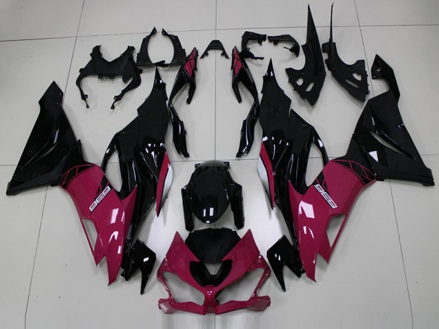 Rosa Schwarz Kawasaki ZX6R 19-23 Verkleidungen