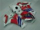 Rot Blau Weiß Honda CBR 1000 RR 12-16 Verkleidungen Rot Blau Weiß Honda CBR 1000 RR 12-16 Verkleidungen