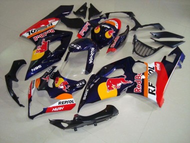 Rot Bull Repsol Suzuki GSXR 1000 K5 05-06 Verkleidungen