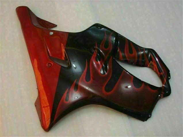 Rot Flamme Honda CBR 600 F4i 04-07 Verkleidungen