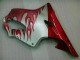 Rot Flamme Silber Honda CBR 600 F4i 01-03 Verkleidungen Rot Flamme Silber Honda CBR 600 F4i 01-03 Verkleidungen