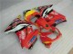Rot Gelb Kawasaki EX250 08-12 Verkleidungen