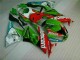Rot Grün Motocard Kawasaki ZX6R 09-12 Verkleidungen Rot Grün Motocard Kawasaki ZX6R 09-12 Verkleidungen