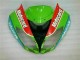 Rot Grün Motocard Kawasaki ZX6R 09-12 Verkleidungen Rot Grün Motocard Kawasaki ZX6R 09-12 Verkleidungen