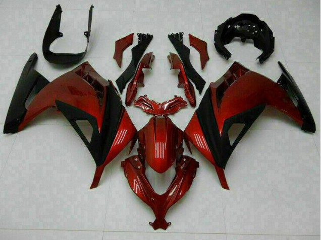 Rot Kawasaki EX300 13-16 Verkleidungen