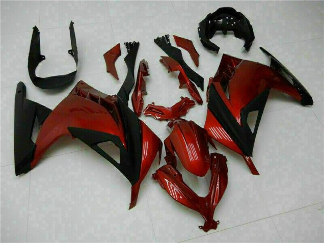 Rot Kawasaki EX300 13-16 Verkleidungen