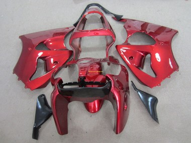 Rot Kawasaki ZX6R 00-02 Verkleidungen & Plastik