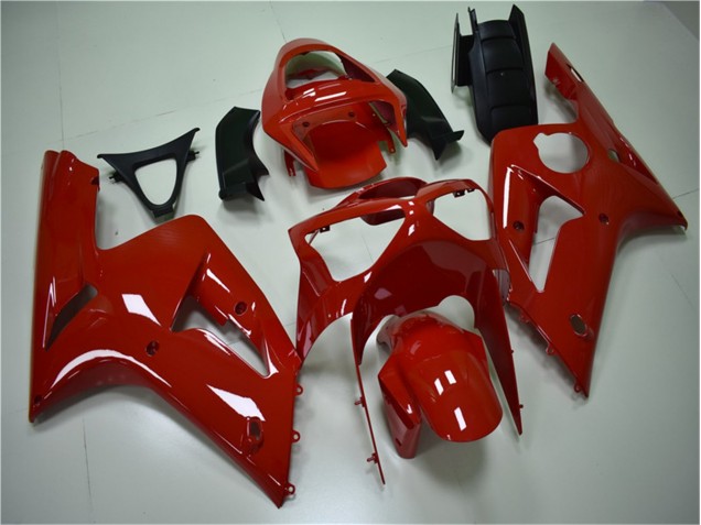 Rot Kawasaki ZX6R 03-04 Verkleidungen