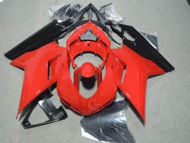Rot Schwarz Ducati 1098 07-14 Verkleidungen