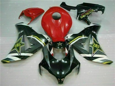 Rot Schwarz Honda CBR 1000 RR 08-11 Verkleidungen