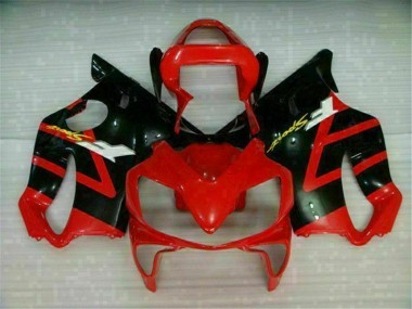 Rot Schwarz Honda CBR 600 F4i 01-03 Verkleidungen Komplett Sets