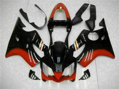 Rot Schwarz Honda CBR 600 F4i 01-03 Verkleidungen & Plastik