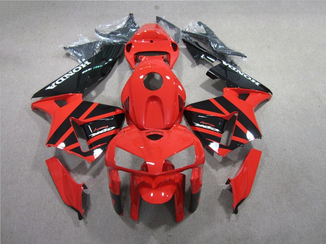 Rot Schwarz Honda CBR 600 RR 05-06 Verkleidungen Komplett Sets