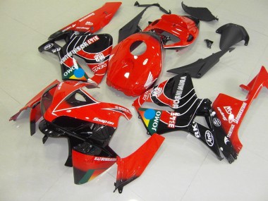 Rot Schwarz Jomo Honda CBR 600 RR 05-06 Verkleidungen