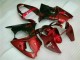 Rot Schwarz Kawasaki ZX6R 00-02 Verkleidungen