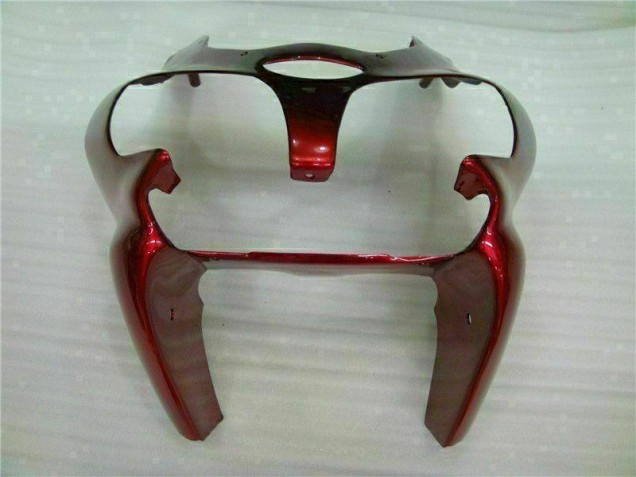 Rot Schwarz Kawasaki ZX6R 00-02 Verkleidungen