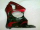 Rot Schwarz Kawasaki ZX6R 00-02 Verkleidungen