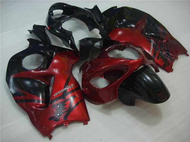 Rot Schwarz Suzuki GSXR 1300 Hayabusa 96-07 Verkleidung