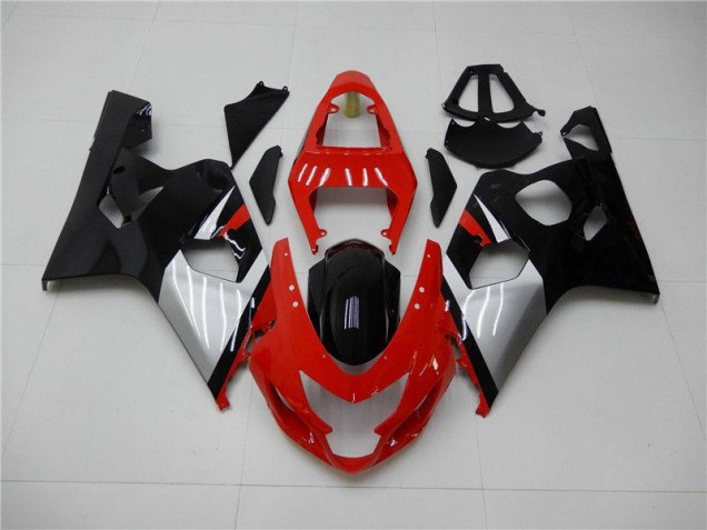 Rot Schwarz Suzuki GSXR 600 / 750 K4 04-05 Verkleidungen