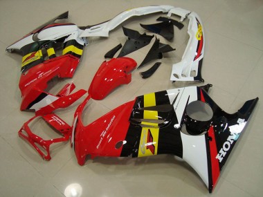 Rot Schwarz Weiß Gelb Honda CBR 600 F3 95-98 Verkleidungen