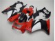 Rot Schwarz Weiß Kawasaki EX250 08-12 Verkleidungen