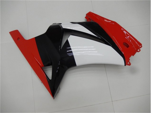 Rot Schwarz Weiß Kawasaki EX250 08-12 Verkleidungen