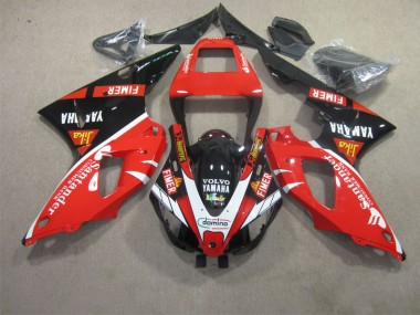 Rot Schwarz Weiß SantUnder Yamaha R1 98-99 Verkleidungen