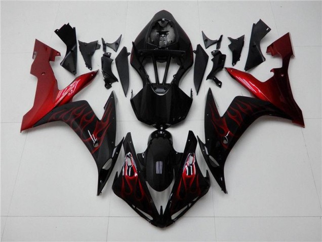 Rot Schwarz Yamaha R1 04-06 Verkleidungen Rot Schwarz Yamaha R1 04-06 Verkleidungen