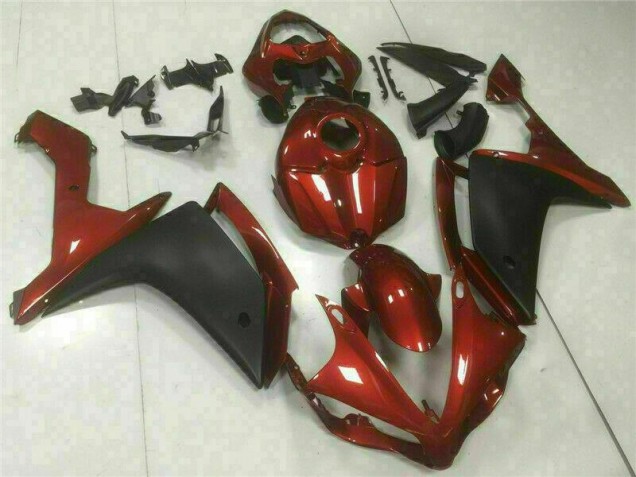 Rot Schwarz Yamaha R1 07-08 Verkleidungen