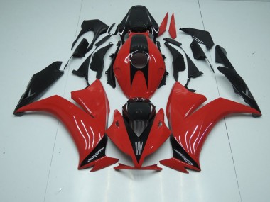 Rot Schwarz ohne Aufkleber Honda CBR 1000 RR 12-16 Verkleidungen
