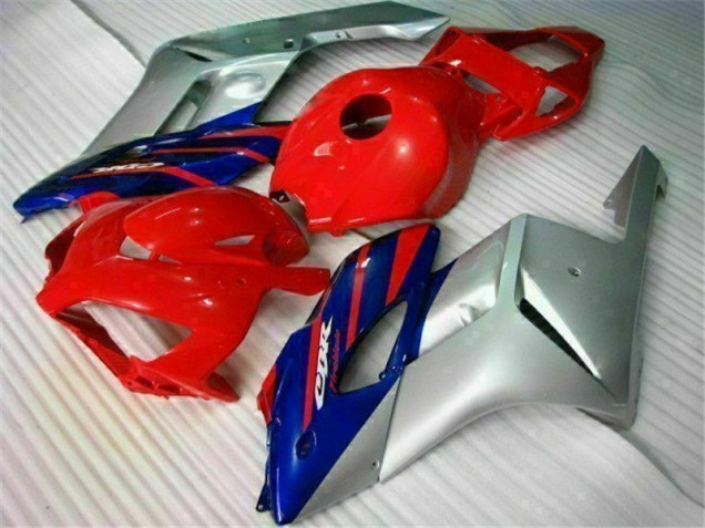 Rot Silber Blau Honda CBR 1000 RR 04-05 Verkleidungen Rot Silber Blau Honda CBR 1000 RR 04-05 Verkleidungen
