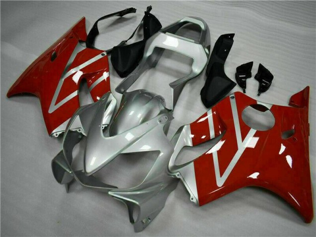 Rot Silber Honda CBR 600 F4i 01-03 Vollverkleidung